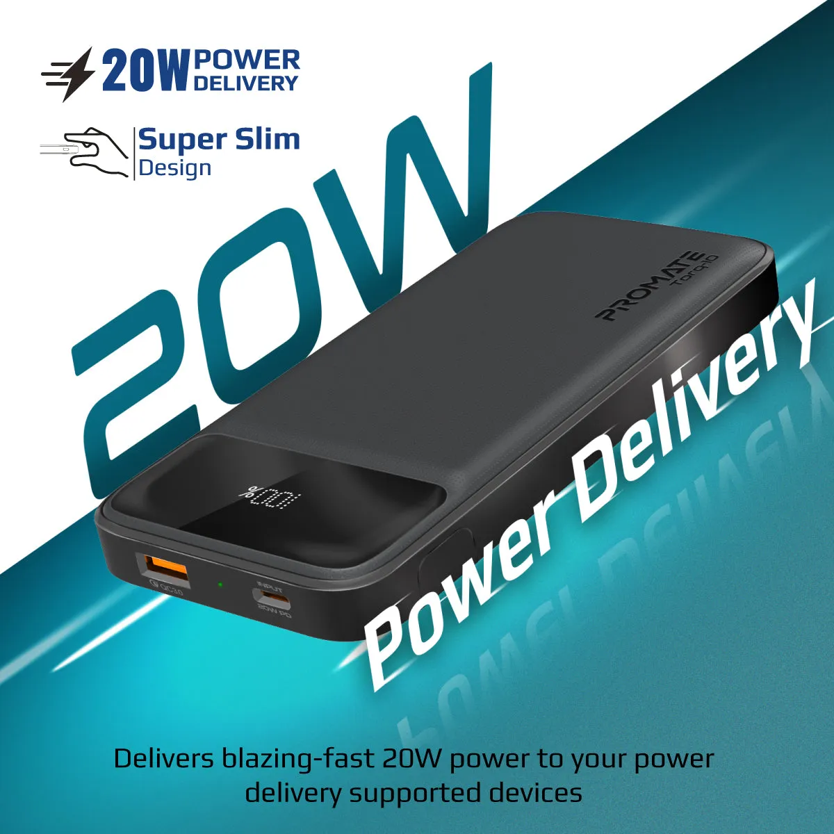 10000mAh Super-Slim Power Bank