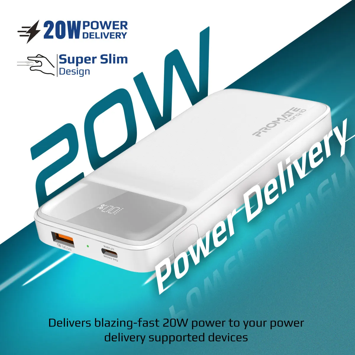 10000mAh Super-Slim Power Bank