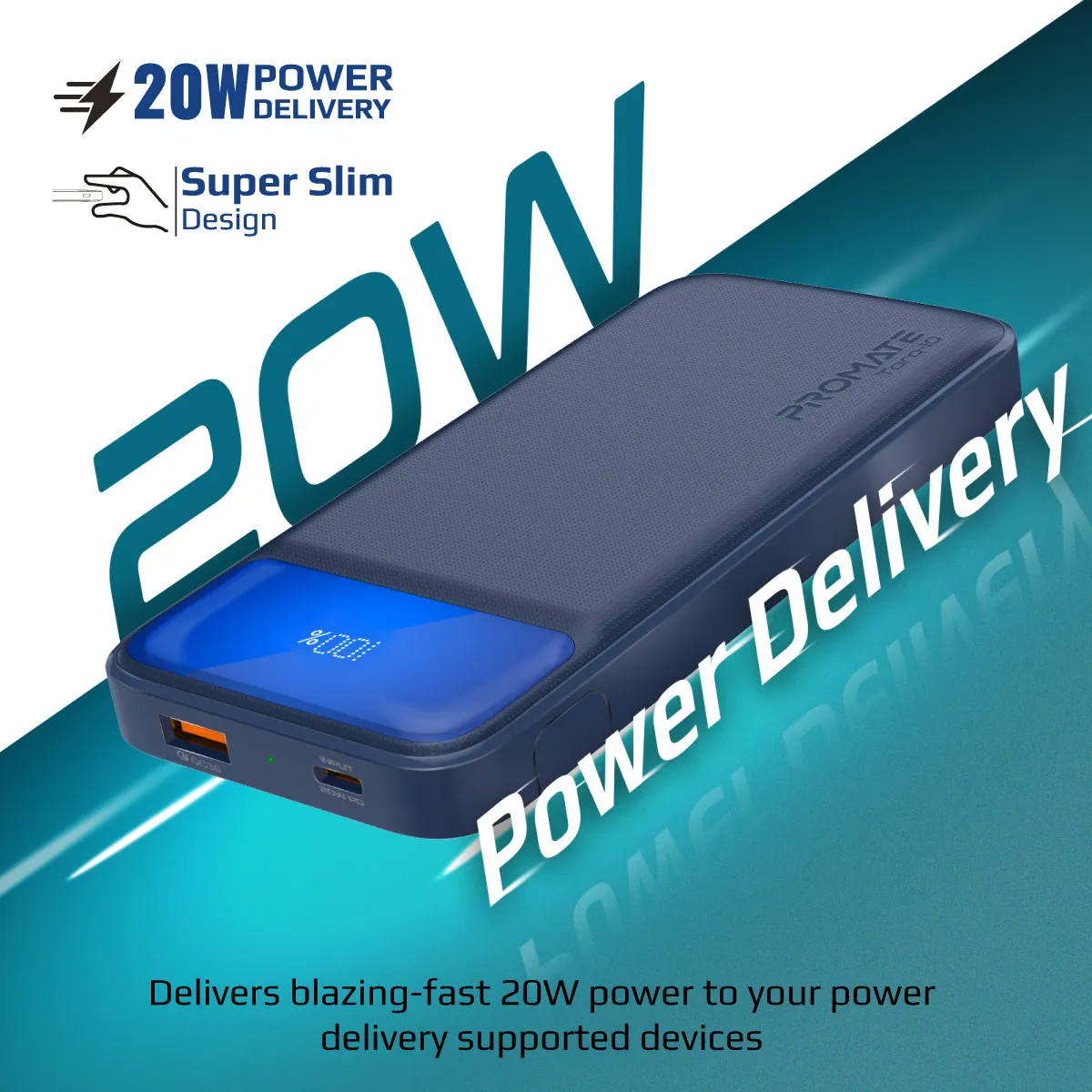 10000mAh Super-Slim Power Bank