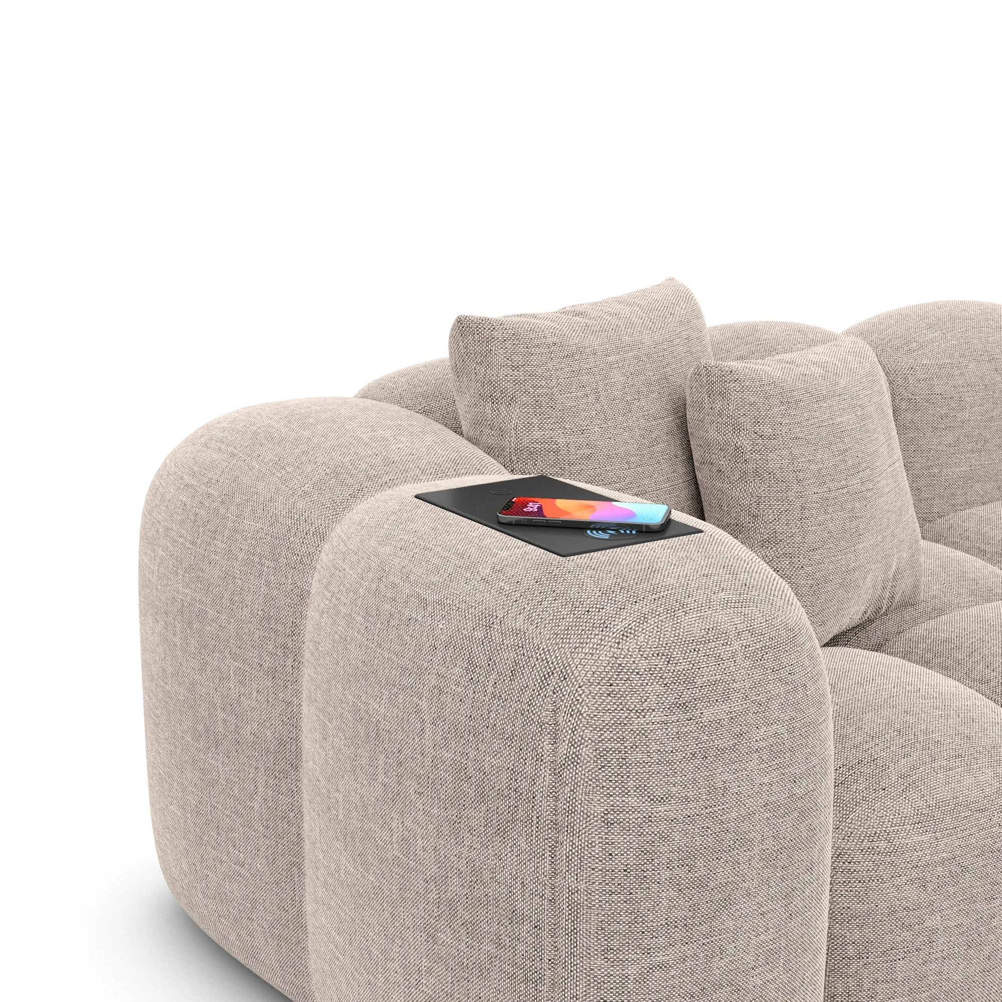 2 Seater Cloud with wireless phone charger and USB