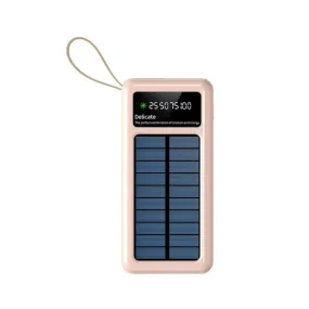 20000Mah Solar Power Bank With 2 Led Light As-50318