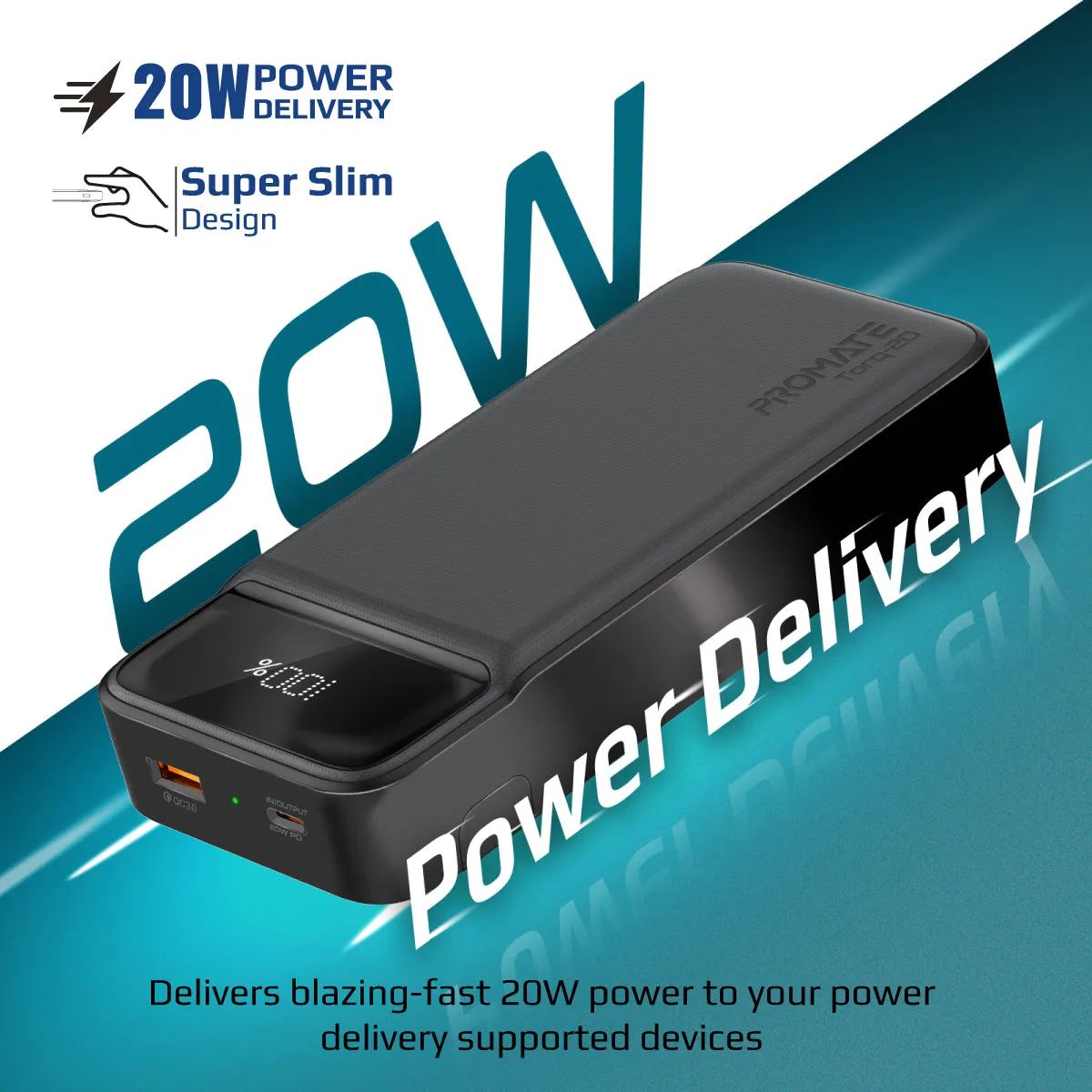 20000mAh Super-Slim Power Bank