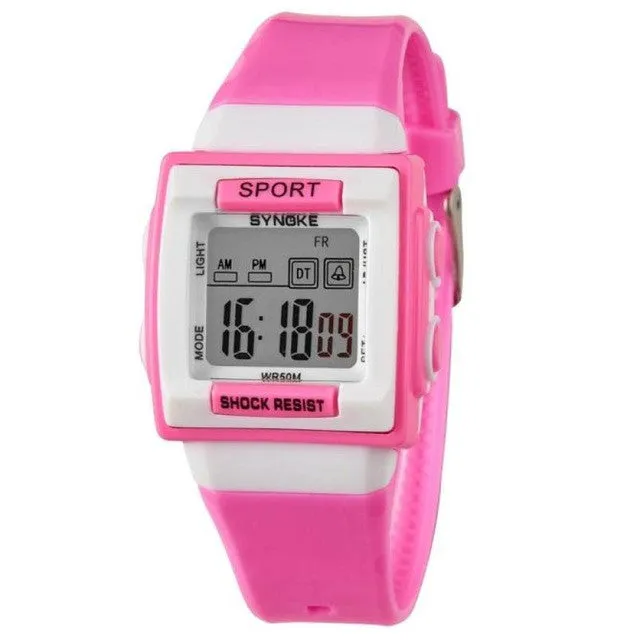 2017 New Fashion Watches Kid Children Boy Girl Motion Digital Watch Kid's Watch