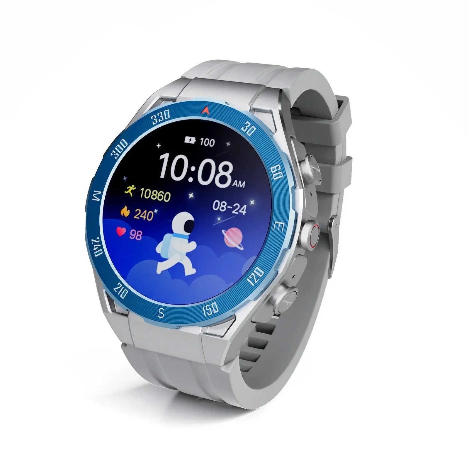 2024 Men's All-in-One Bluetooth Smartwatch with TWS Headphones and GPS Connectivity