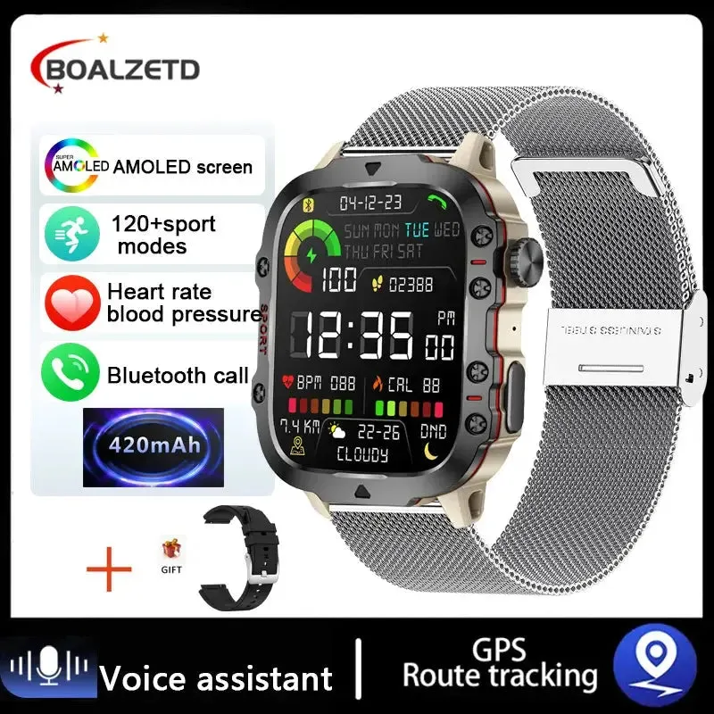 2024 Military Smart Watch - IP68