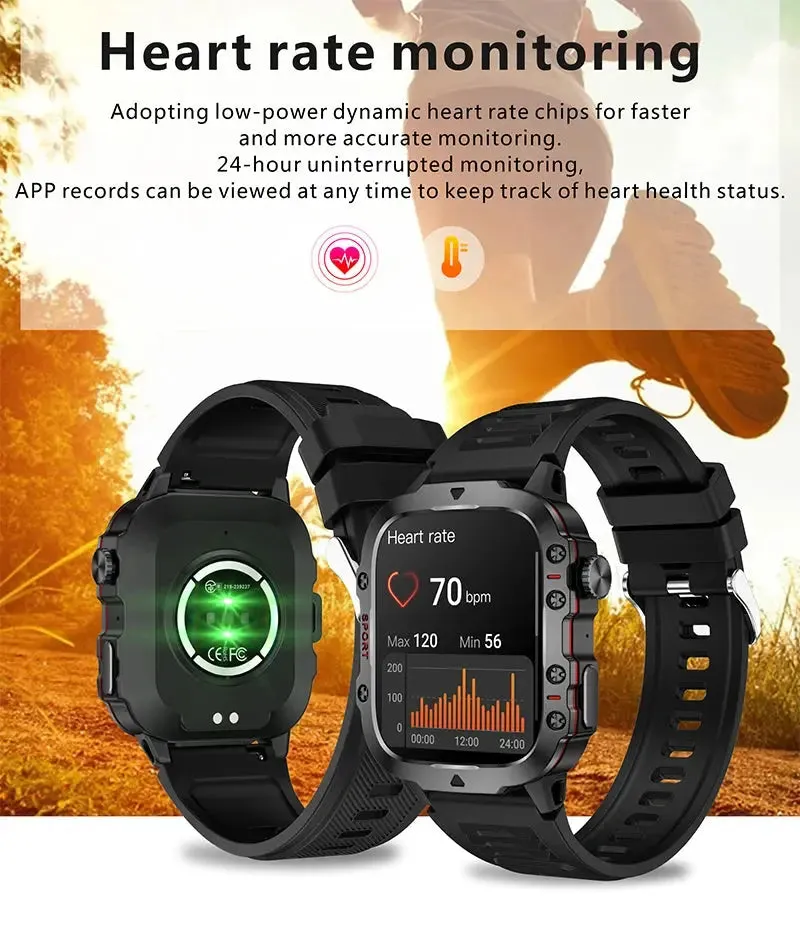 2024 Military Smart Watch - IP68