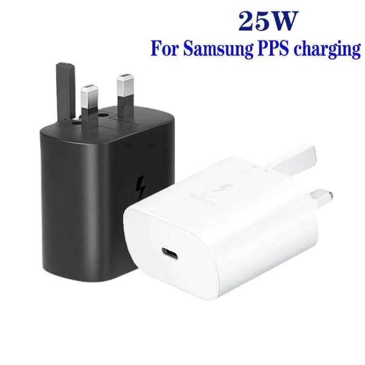 25W Fast Charge Type-C Charger for Samsung with UK Plug - TA800 PD/PPS