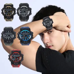 30M Waterproof Sports Men Watch Couple Fashion Popular Men's Multi-Functional LED Electronic Watchs