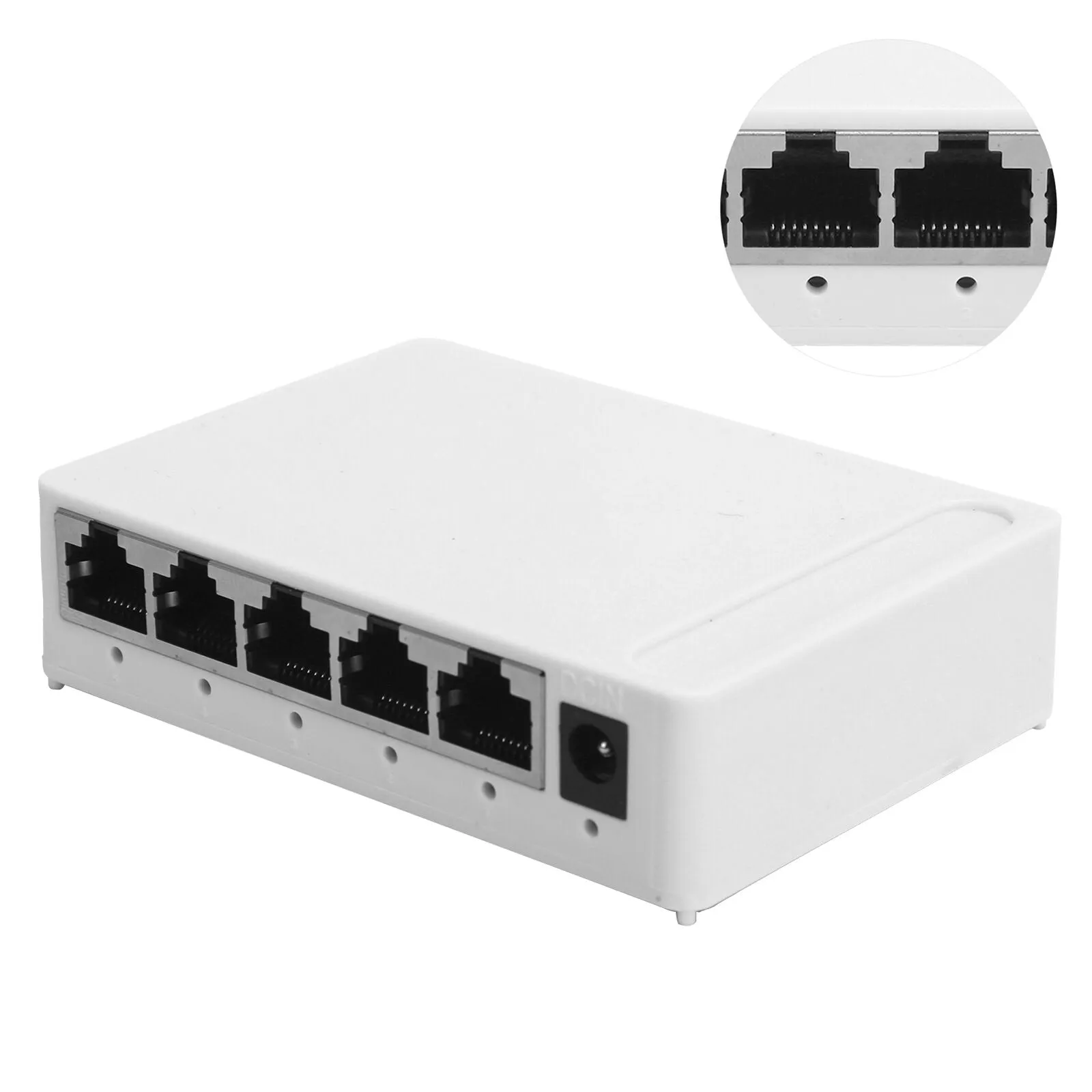 5-Port Rj4510/100/1000Mbps Ethernet Switch Network Adapter