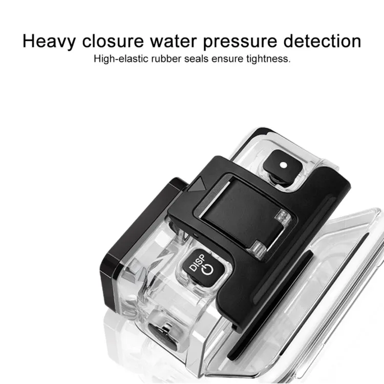 60m Underwater Waterproof Housing Diving Case for DJI Osmo Action(Transparent)