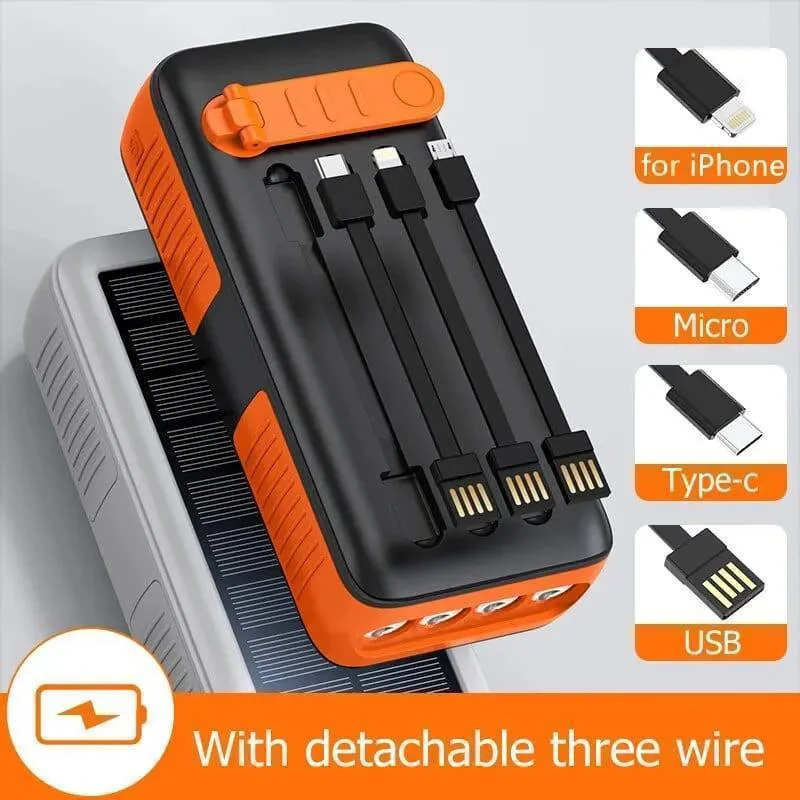 61200mAh Hand Crank Solar Power Bank: Never Run Out of Power Again