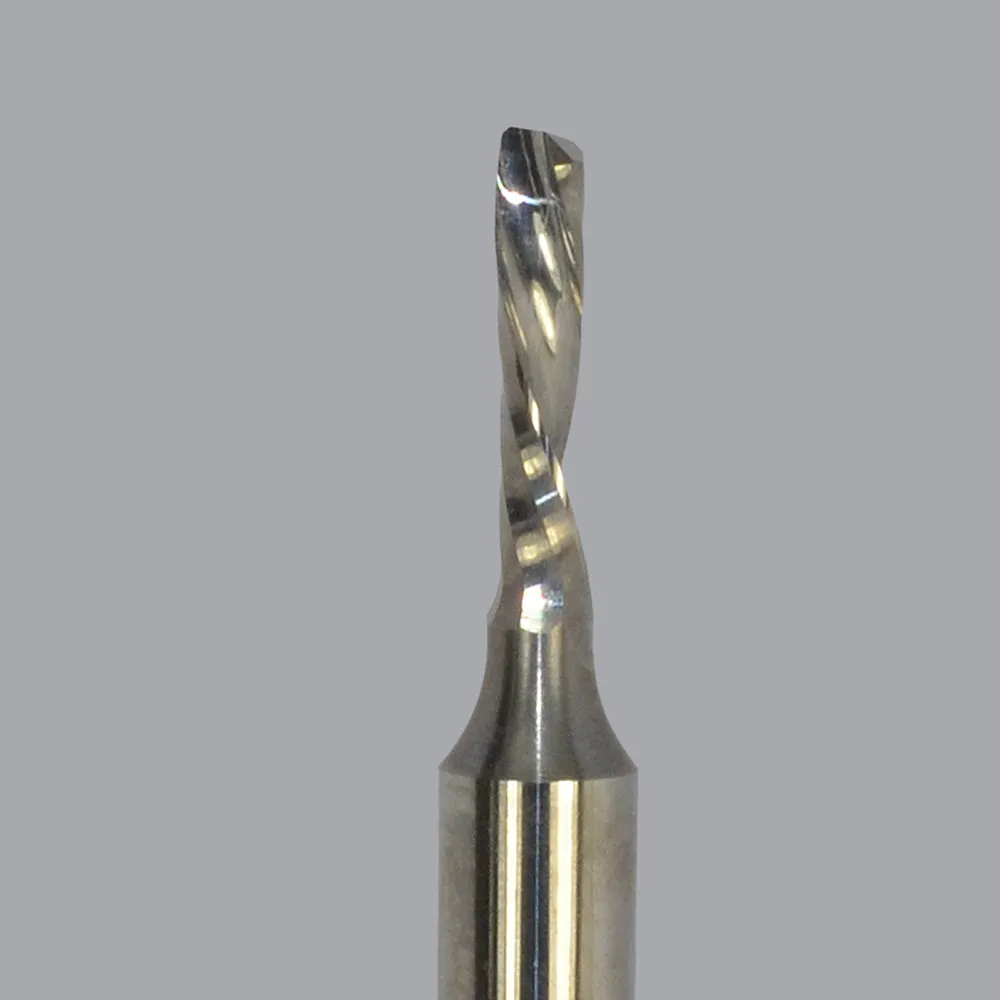 64-012, 0.125" Dia, 0.5" LOC, 0.25" Shank Dia, 2" OAL, Single Flute Router Bit