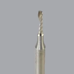 65-000M, 2mm Dia, 6mm LOC, 3mm Shank Dia, 50mm OAL, Single Flute Router Bit