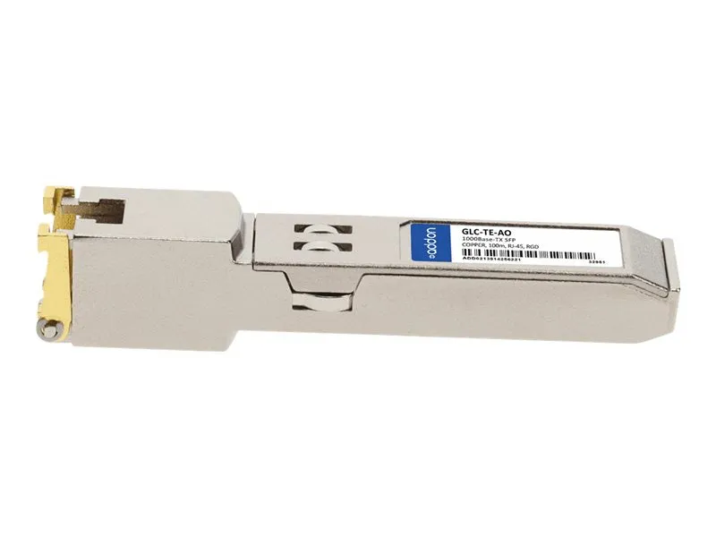 Addon Cisco Glc-Te Compatible Sfp Transceiver - Sfp (Mini-Gbic) Transceiver Module - Gige - 1000Base-T - Rj-45 - Up To 1