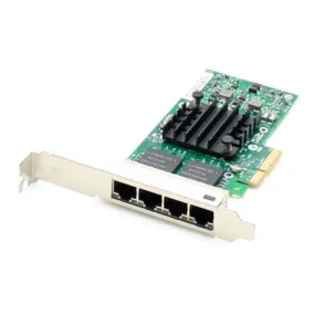 AddOn HP 538696-B21 Comparable 10/100/1000Mbs Quad Open RJ-45 Port 100m PCIe x4 Network Interface Card 538696-B21-AO