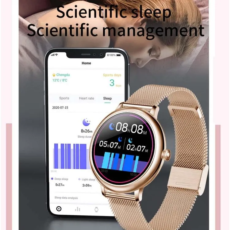 Advanced Health Monitoring Smart Watch with Touchscreen, GPS, Heart Rate & Sleep Tracking, Waterproof Design