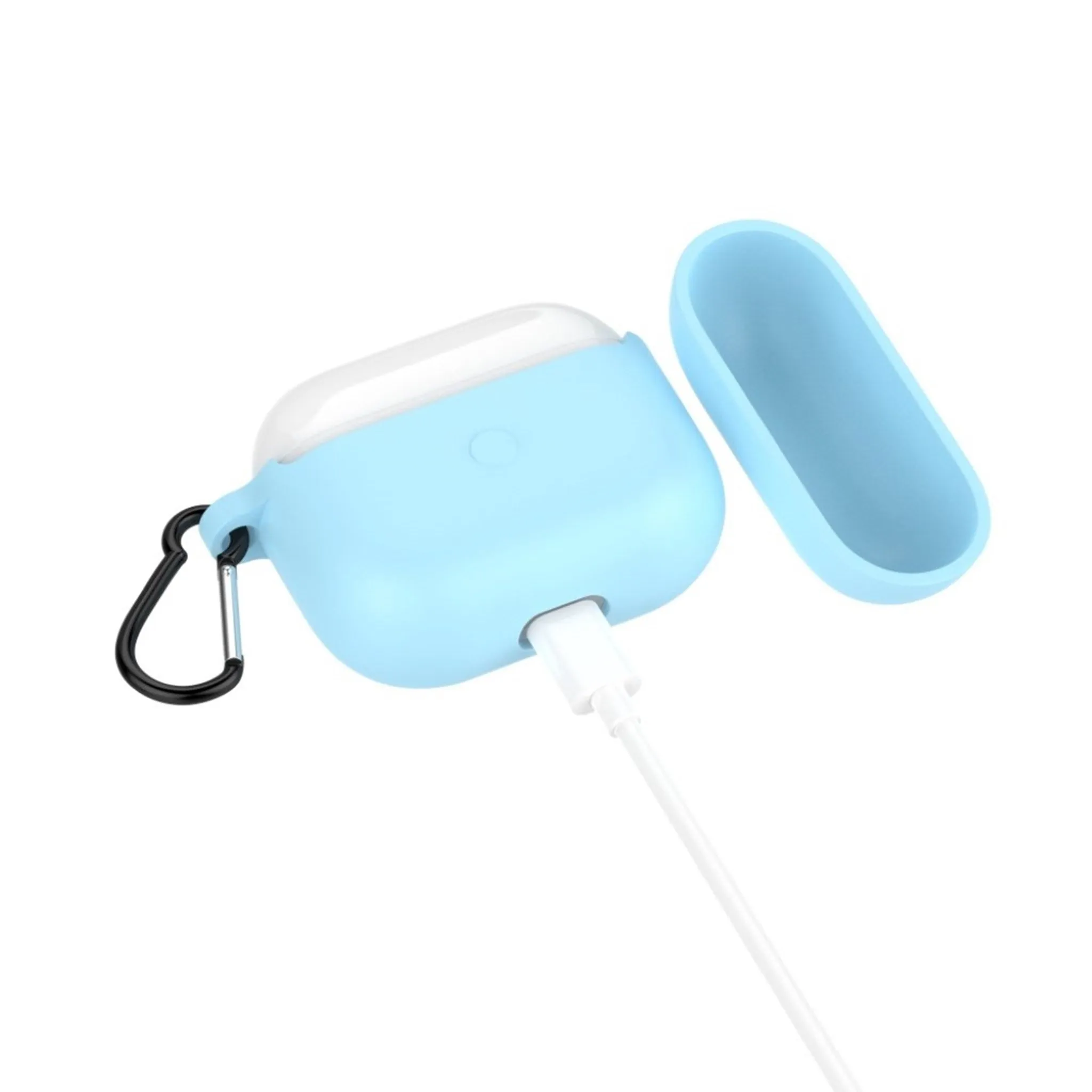 AirPods Pro simple silicone case - Sky Blue