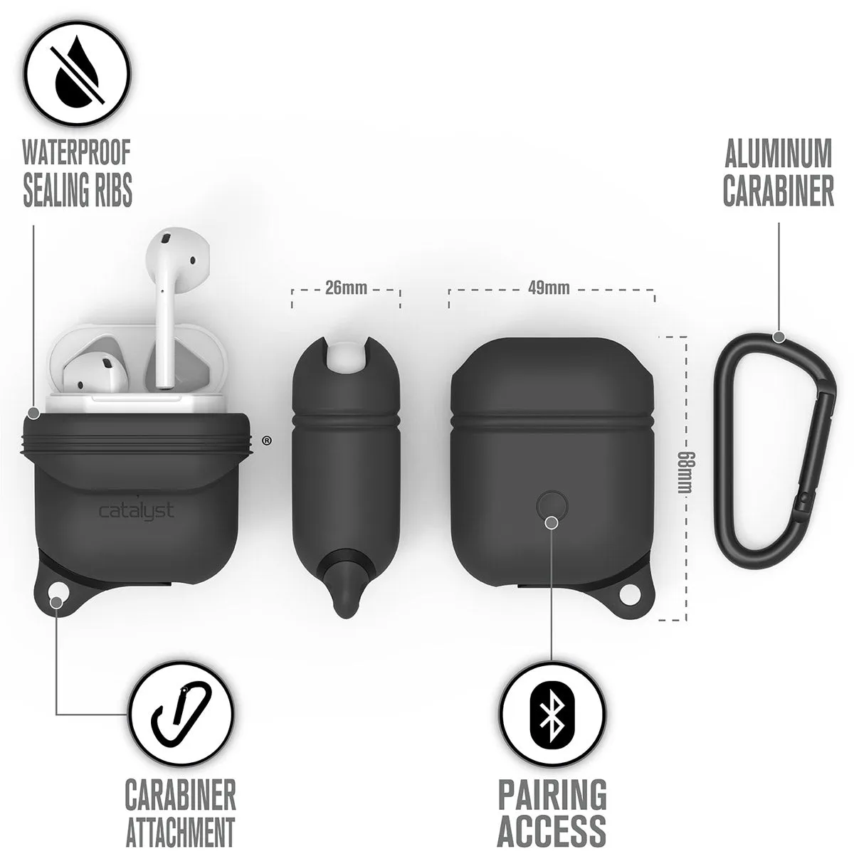 AirPods - Waterproof Case   Carabiner