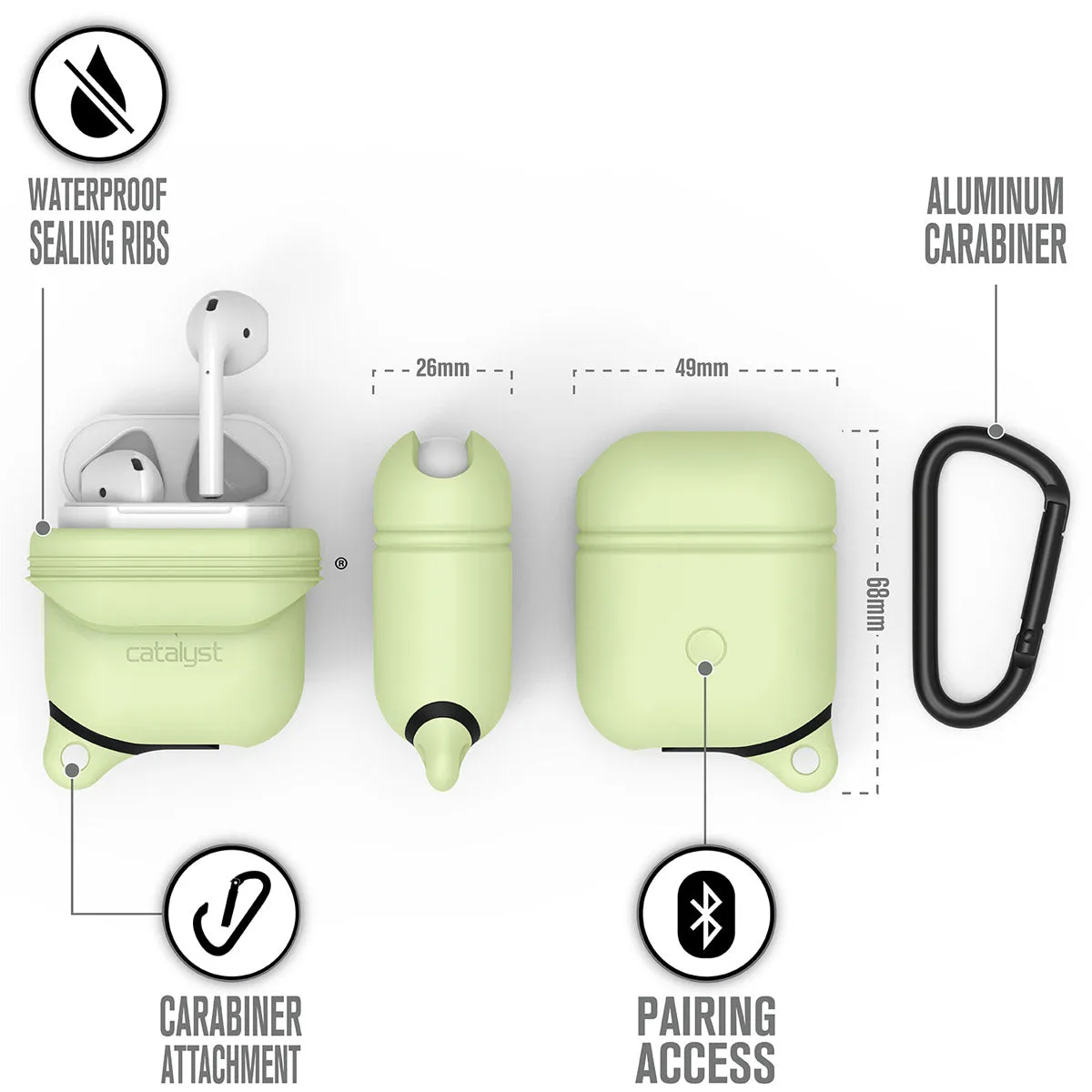 AirPods - Waterproof Case   Carabiner