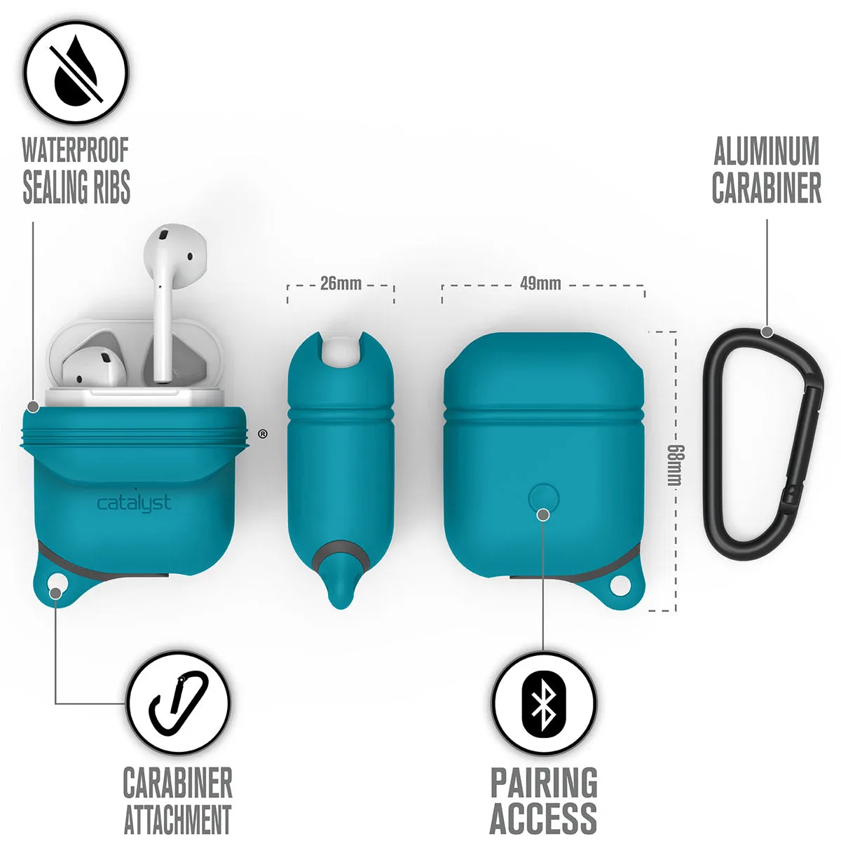 AirPods - Waterproof Case   Carabiner