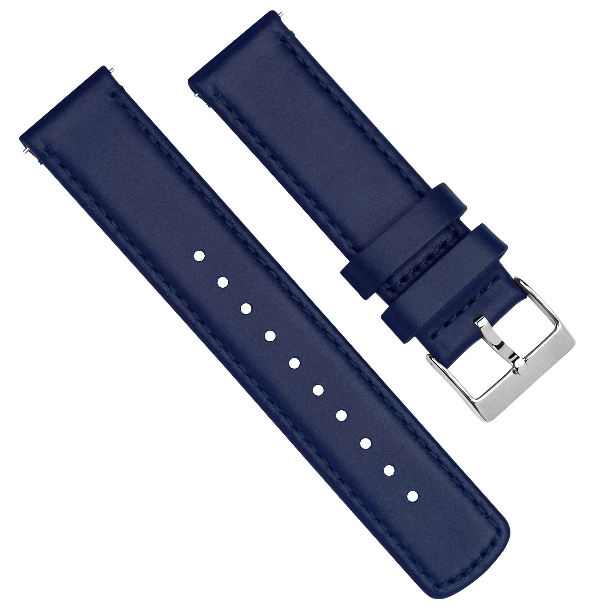 Amazfit Bip | Navy Blue Leather & Stitching