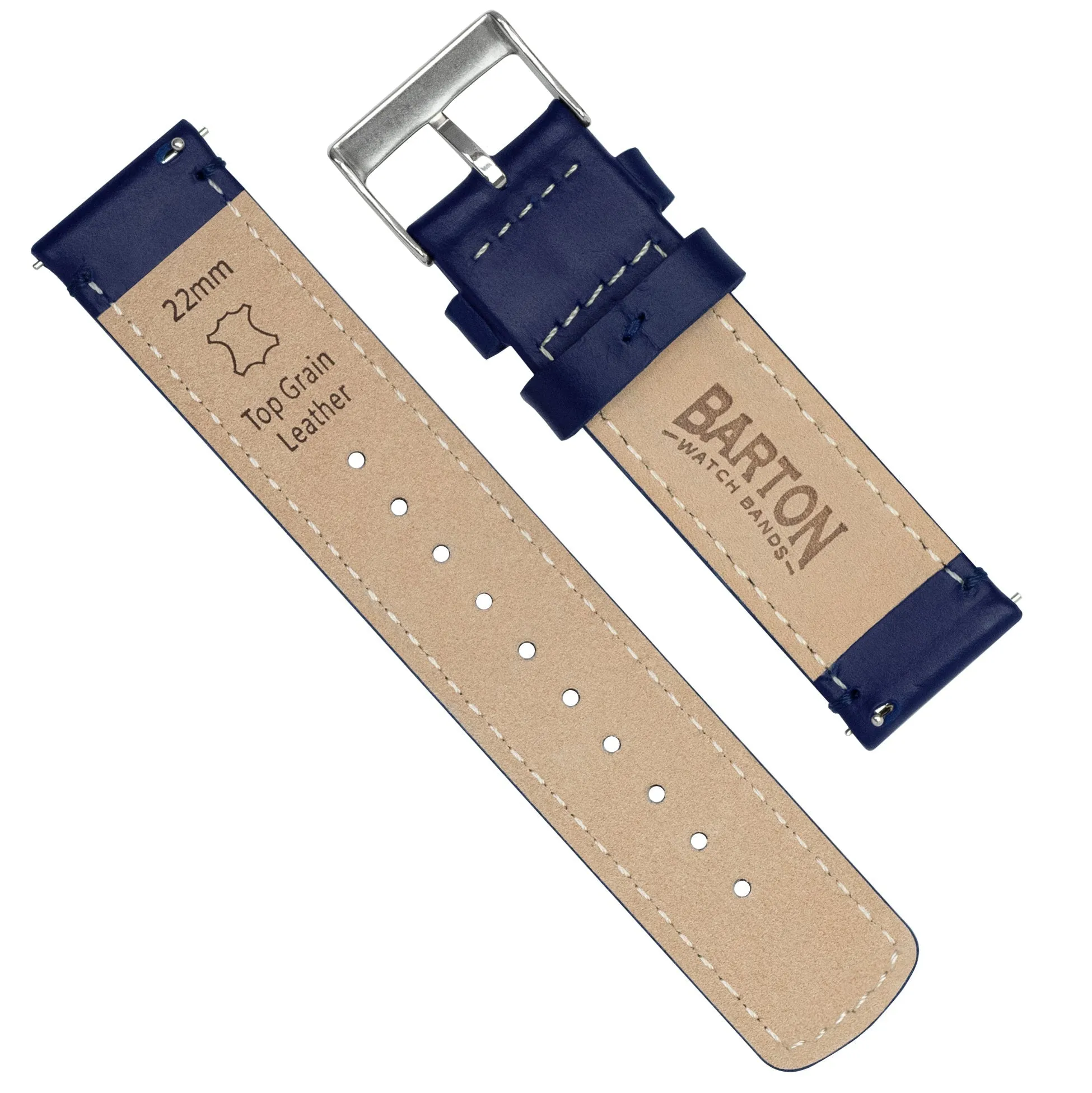 Amazfit Bip | Navy Blue Leather & Stitching