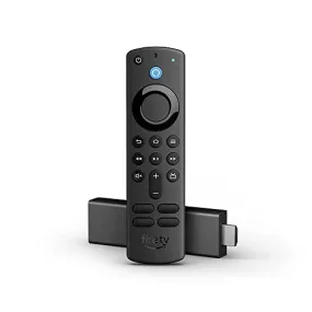 Amazon Fire TV Stick 4K, brilliant 4K streaming quality, TV and smart home controls, free and live TV