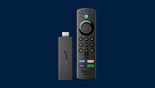 Amazon Fire TV Stick 4K, brilliant 4K streaming quality, TV and smart home controls, free and live TV