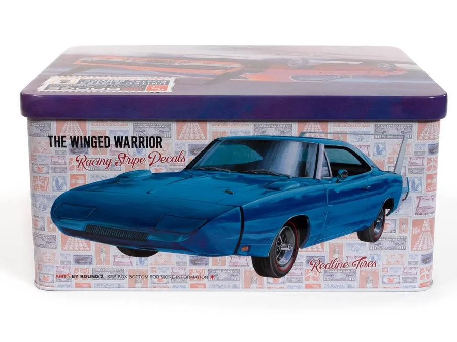 AMT 1969 Dodge Charger Daytona (USPS Stamp Series Collector Tin) 1/25 Model Kit