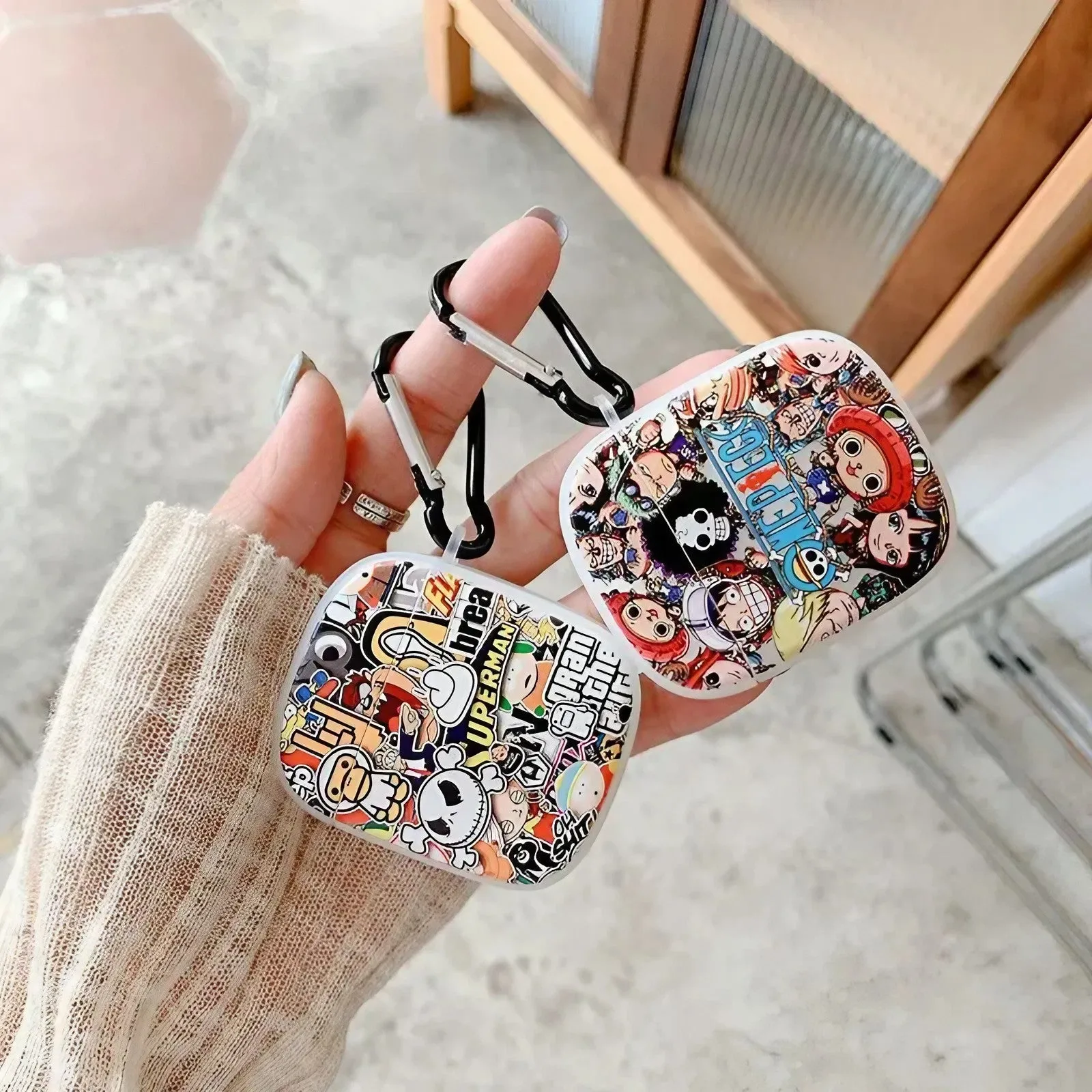 Anime One Piece AirPod Case Protective Earphone Case Cover