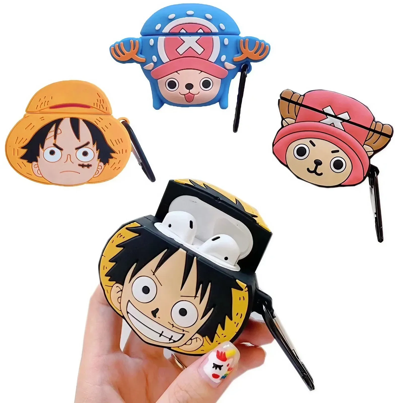 Anime One Piece AirPod Case Protective Earphone Case Cover