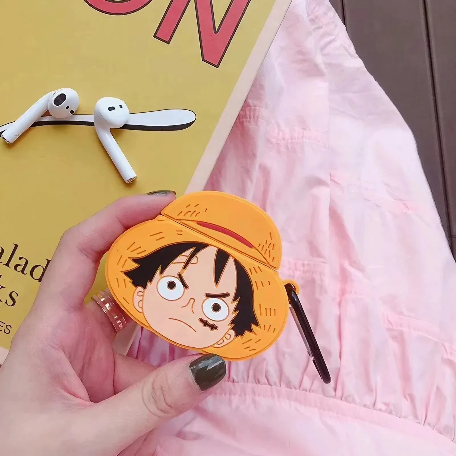 Anime One Piece AirPod Case Protective Earphone Case Cover