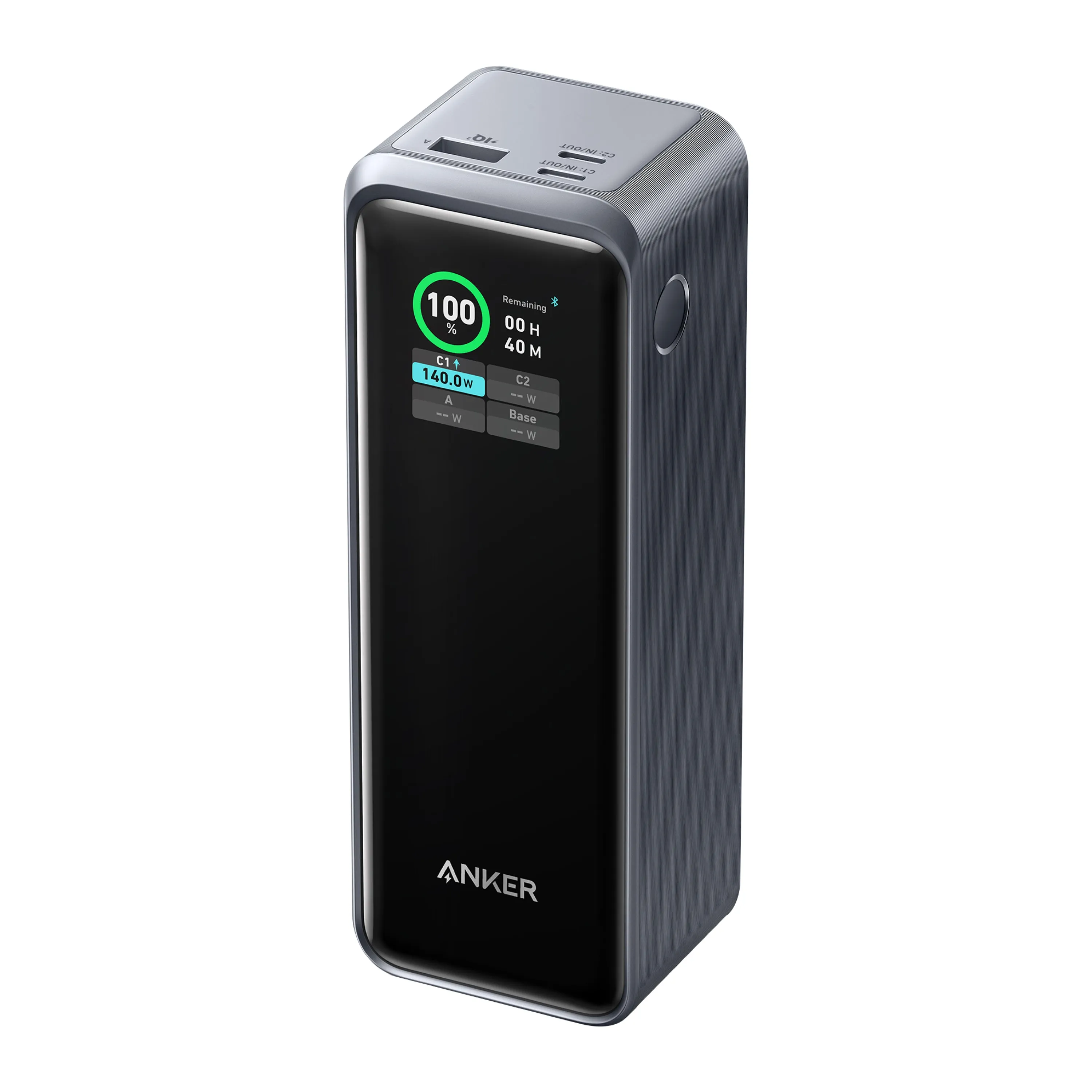 Anke Prime Powerbank 27.650Mah (250W) Schwarz 2X Usb-C 1X Usb-A Inkl. Display Black