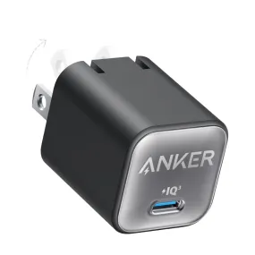 Anker 30W PIQ 3.0 Foldable USB-C PPS Fast Charger