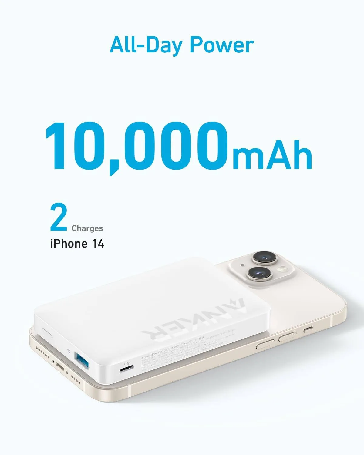 Anker 334 MagGo Battery (PowerCore 10K) | Anker Powerbank | Anker A1642 334 Powerbank