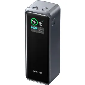 Anker Prime Powerbank 27.650Mah (250W) Schwarz 2X Usb-C 1X Usb-A Inkl. Display Black