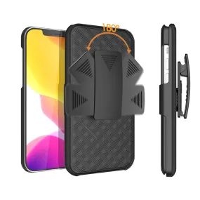 Apple iPhone 12 Pro Case, Rugged Slim Rotating Swivel Lock Holster Shell Combo Clip Cover For iPhone 12 Pro