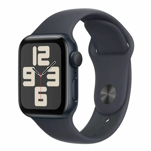 Apple Watch SE GPS 44MM Midnight Aluminum Case with Midnight Sport Band - M/L