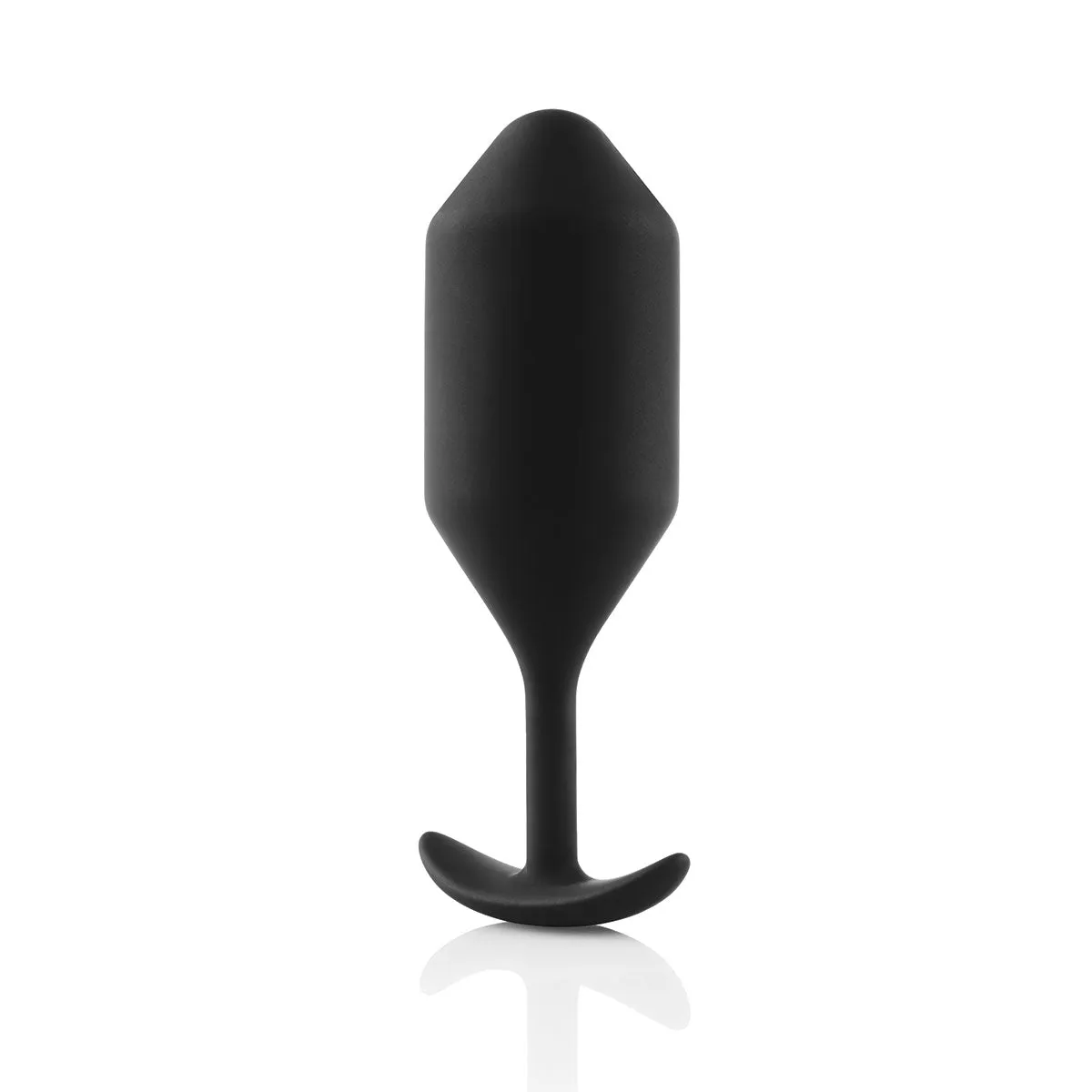 B-vibe Weighted Snug Plug 4 - .257 G Black