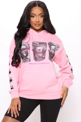 Bank Rolls Hoodie - Pink