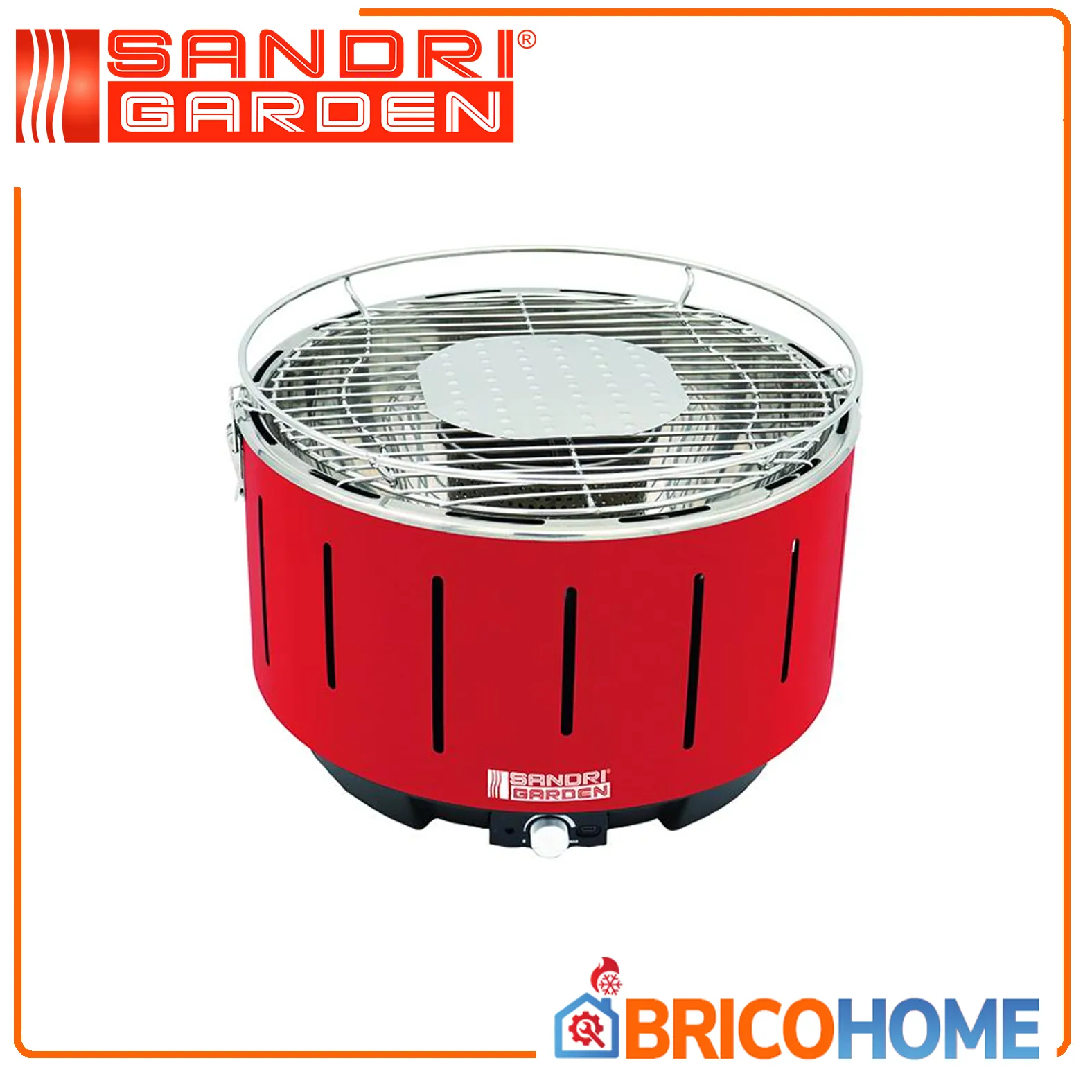 Barbecue senza fumo con griglia inox SG 31I SANDRIGARDEN