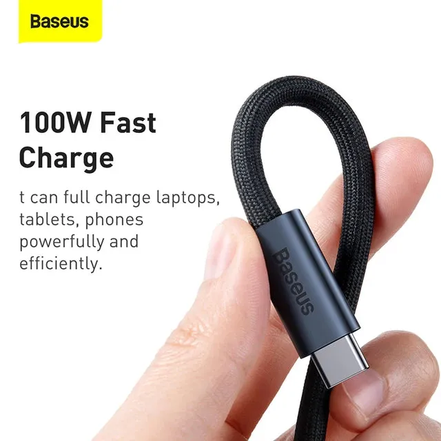 Baseus 100W Thunderbolt PD 8K@60Hz Type C USB 4 Quick Charger Cable