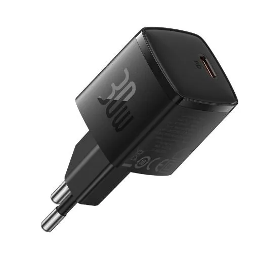 Baseus Cube Pro Fast Charger 1C, 30Watts, Black