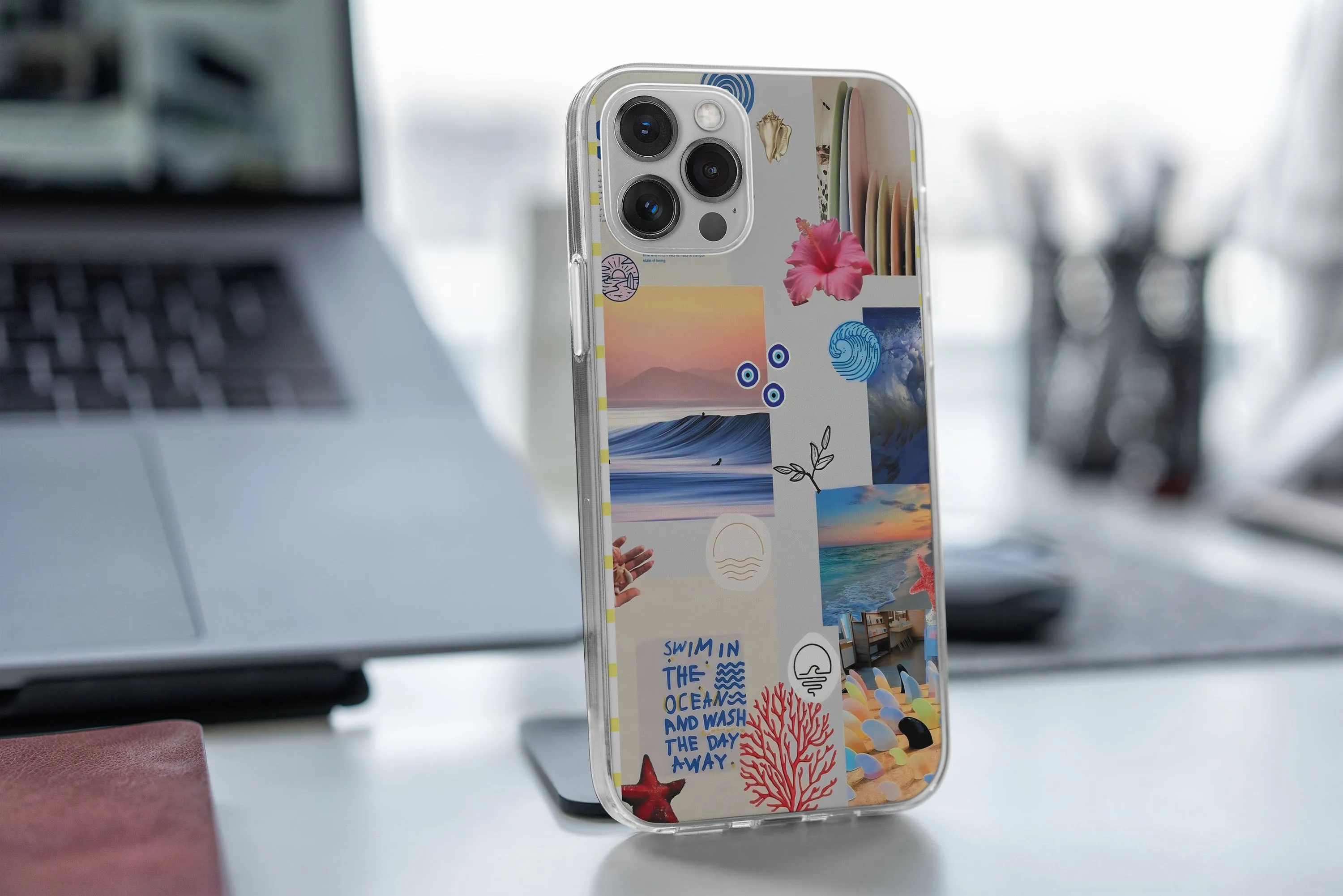 Beach Beauty Printed Silicone case