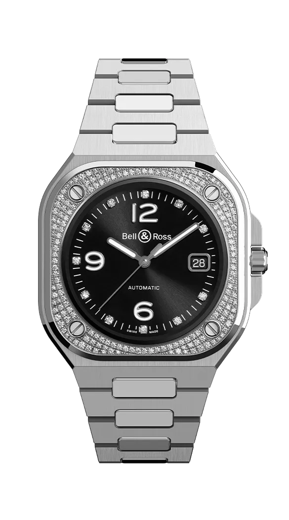 Bell & Ross Instruments BR 05 DIAMOND STEEL Men's Watch