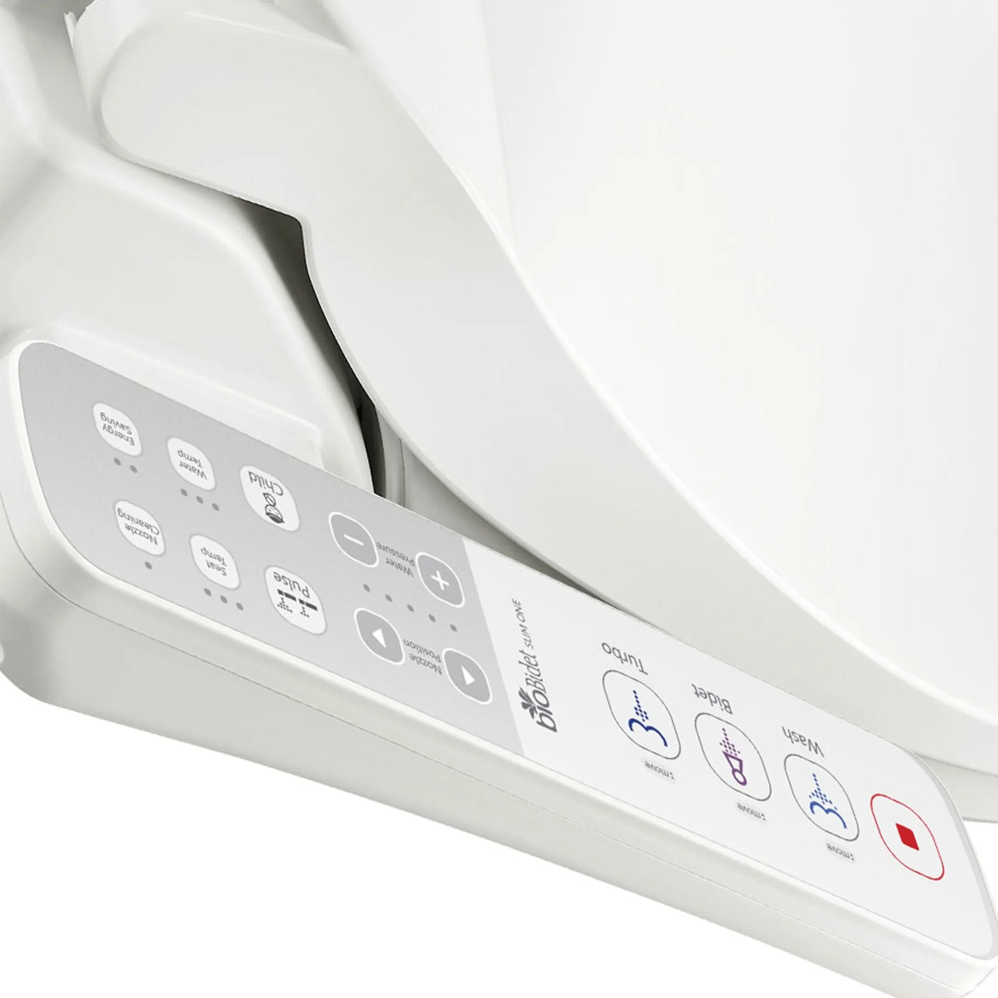 Bio Bidet Slim ONE Bidet Smart Toilet Seat- Elongated White