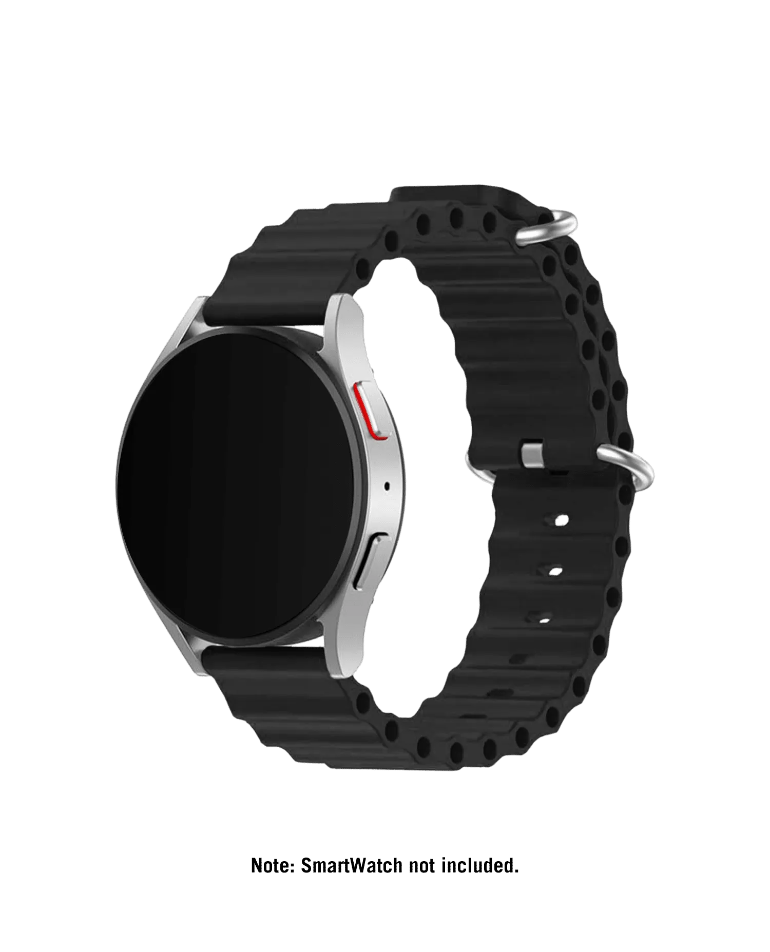 Black Beat WatchBand for Samsung/OnePlus/Fitbit Smartwatches