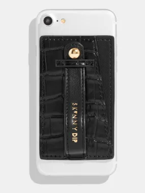 Black Croc Phone Grip