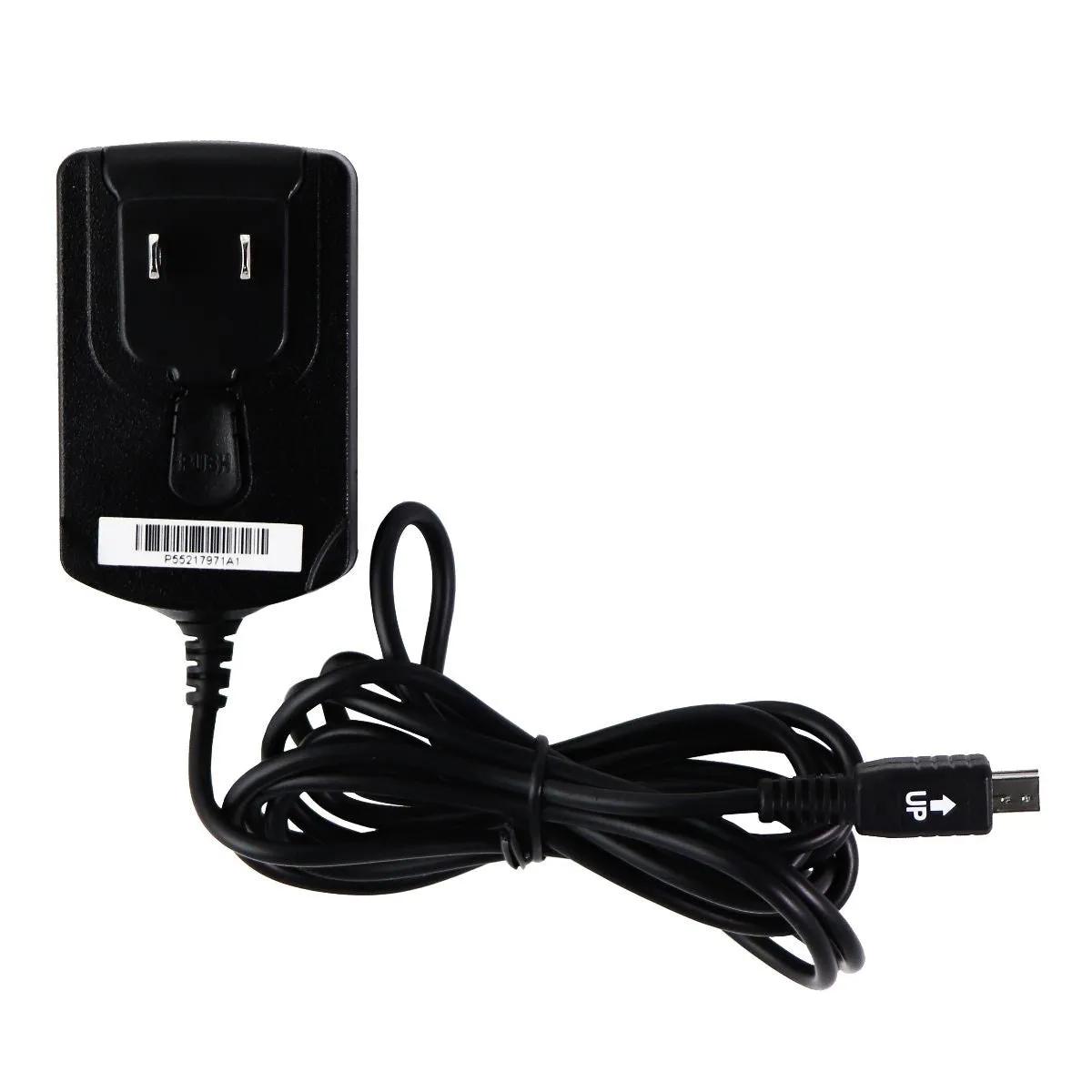 BlackBerry 6-Foot (0.5A) Mini-USB Wall Charger/Adapter - Black (PSM05R-050CHW)