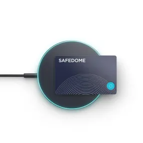 Bluetooth Tracker - Safedome Recharge with Fast Charger (Black)